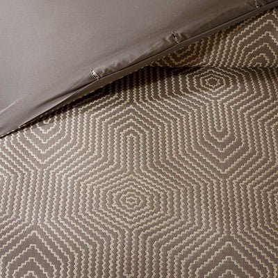 Madison Park Signature Shades of Grey Comforter Set in Grey, Queen MPS10-257