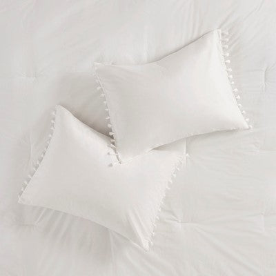 Madison Park Lillian Cotton Comforter Set in Ivory, Full / Queen MP10-5860