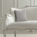 Bellissima 14" Square Decorative Throw Pillow Silver | Satin by J.Queen New York