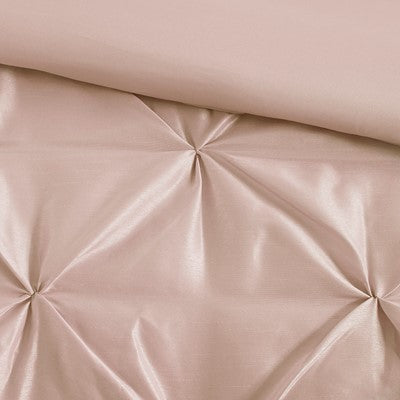 Madison Park Laurel 7 Piece Tufted Comforter Set in Blush, Full MP10-6644