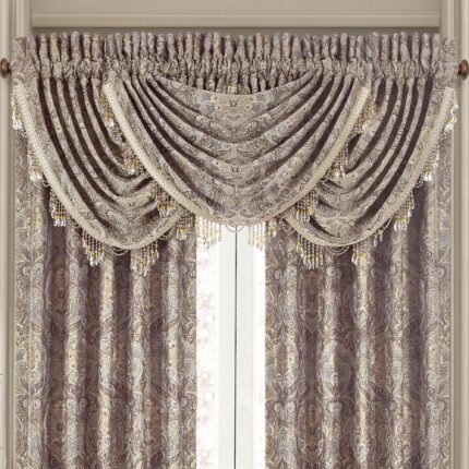 Provence Stone Waterfall Valance | 100% Polyester by J.Queen New York
