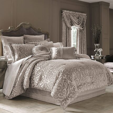 Sicily Pearl 4-Piece Comforter Set | 100% Polyester by J.Queen New York