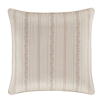 Trinity 20" Square Decorative Throw Pillow in Black by J.Queen New York