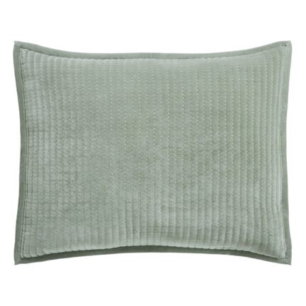 Milton Channel Stitched Velvet Sham