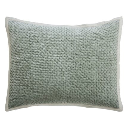 Maui Cross Stitch Velvet Sham