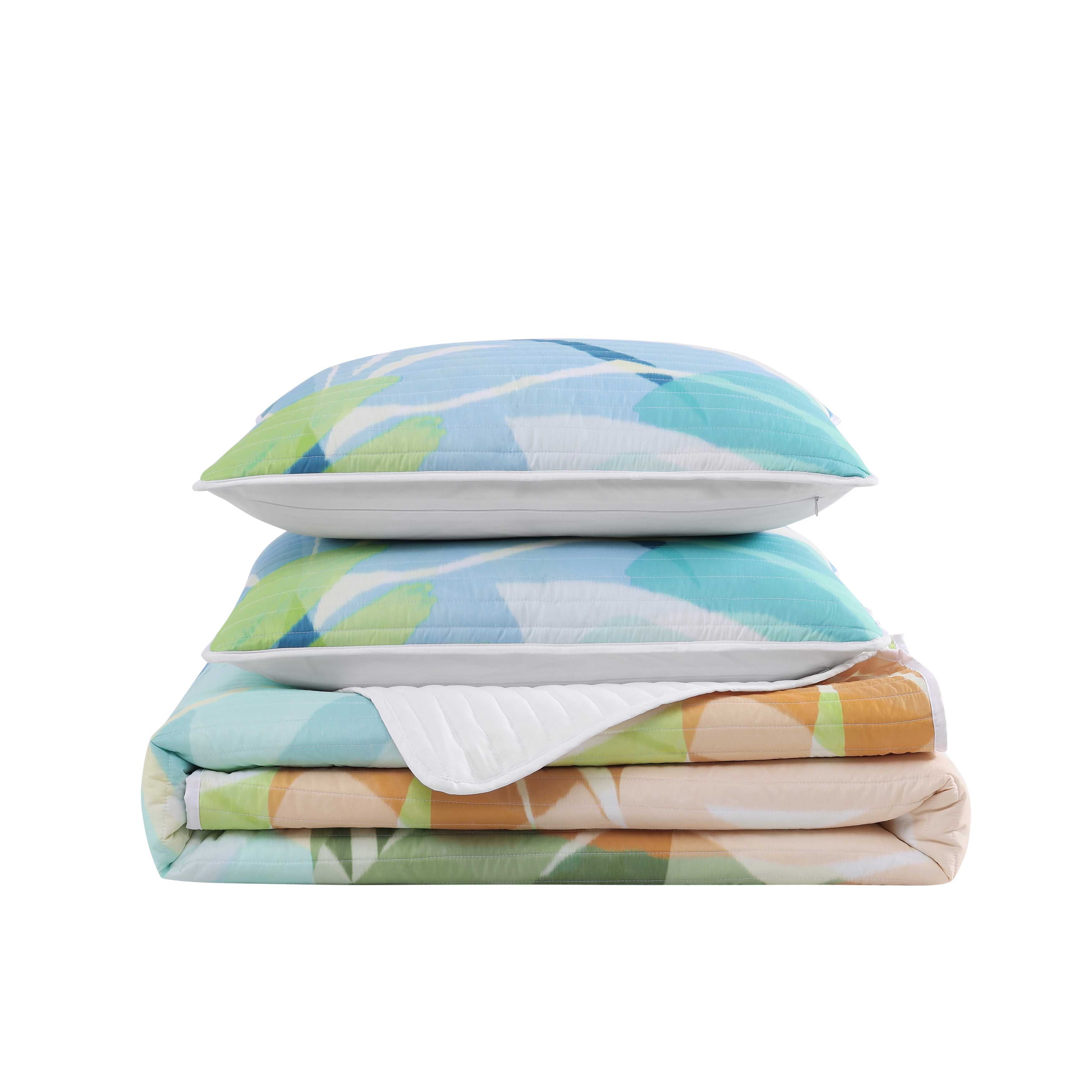 TikiGreen3PieceQuiltSet-3