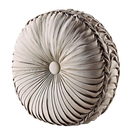 Astoria Sand Tufted Round Decorative Throw Pillow By J Queen