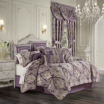 Dominique 4 piece comforter set bedding